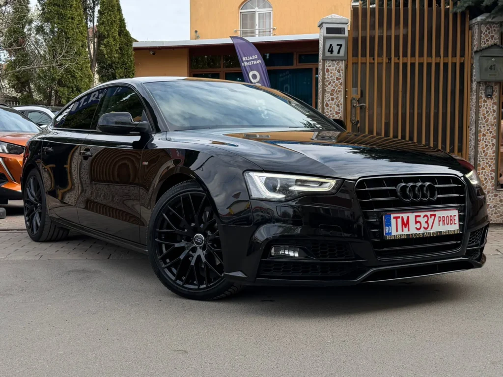 Audi A5 1.8 TFSI vedere laterală jante aliaj