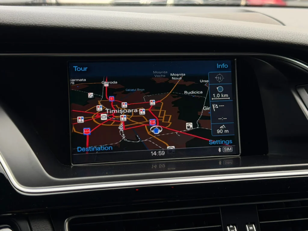 Audi A5 Sportback hărți